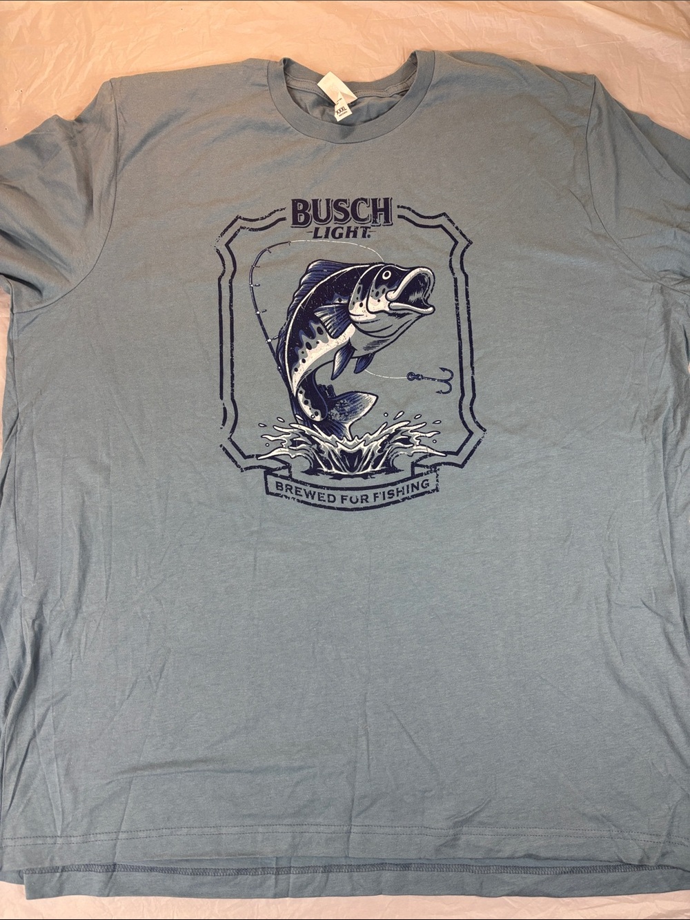 BUSCH LIGHT BLUE T SHIRT